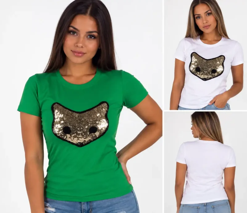 “Tease Me T” Cartoon Print T-shirt